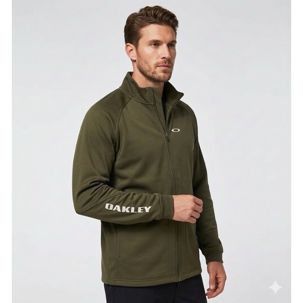 Vtg Y2K Oakley O-Just Jacket Med (fits like XL) Dark Brush Olive Green 411256